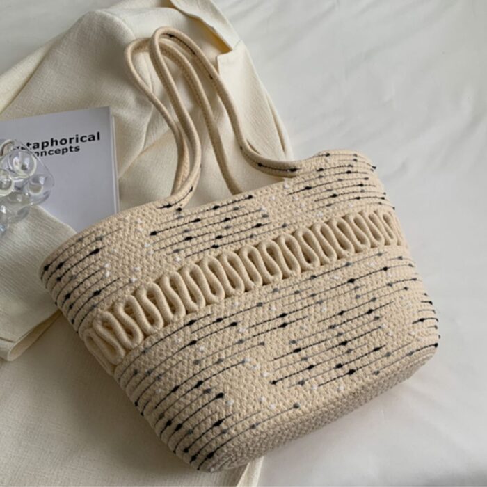Bolsa de Ombro Feminina em Couro PU com Alça Larga
