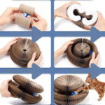 Arranhador para Gatos 2 em 1 com Bolinha