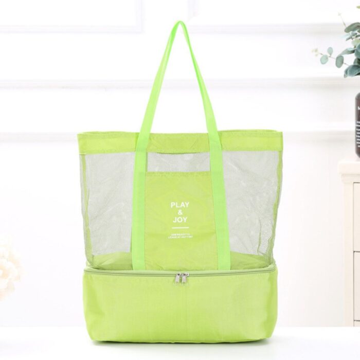 Bolsa de Praia 2 em 1 com Compartimento Térmico Integrado