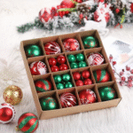 Kit com 42 Bolas de Natal Decoradas para Árvore