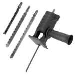 Adaptador de Serra Sabre para Furadeira com 3 Lâminas Madeira e Metal
