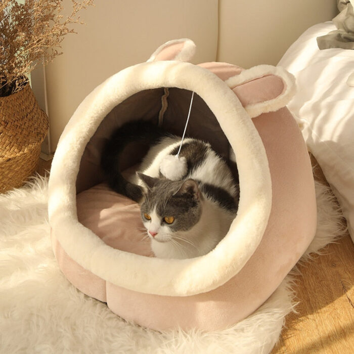Cama Toca para Gatos e Cães Pequenos