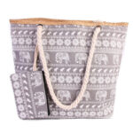 Kit Bolsa de Praia Grande com Necessaire