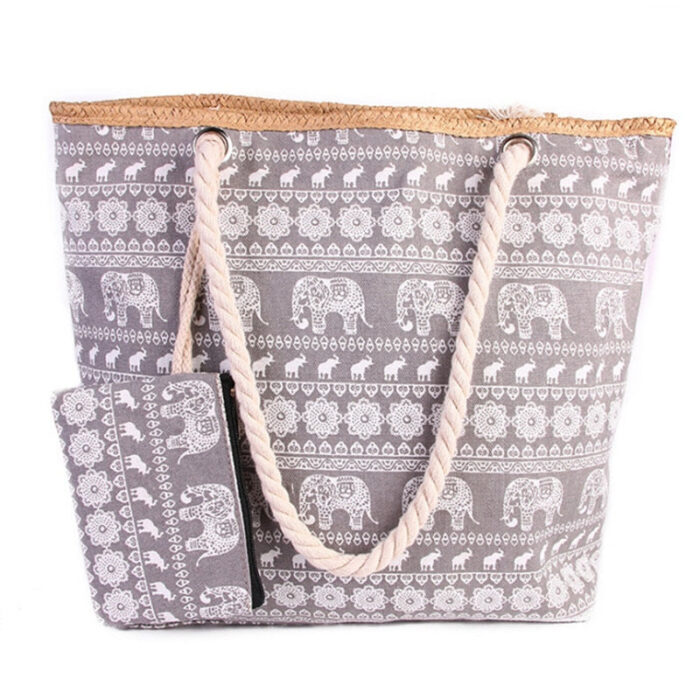 Kit Bolsa de Praia Grande com Necessaire