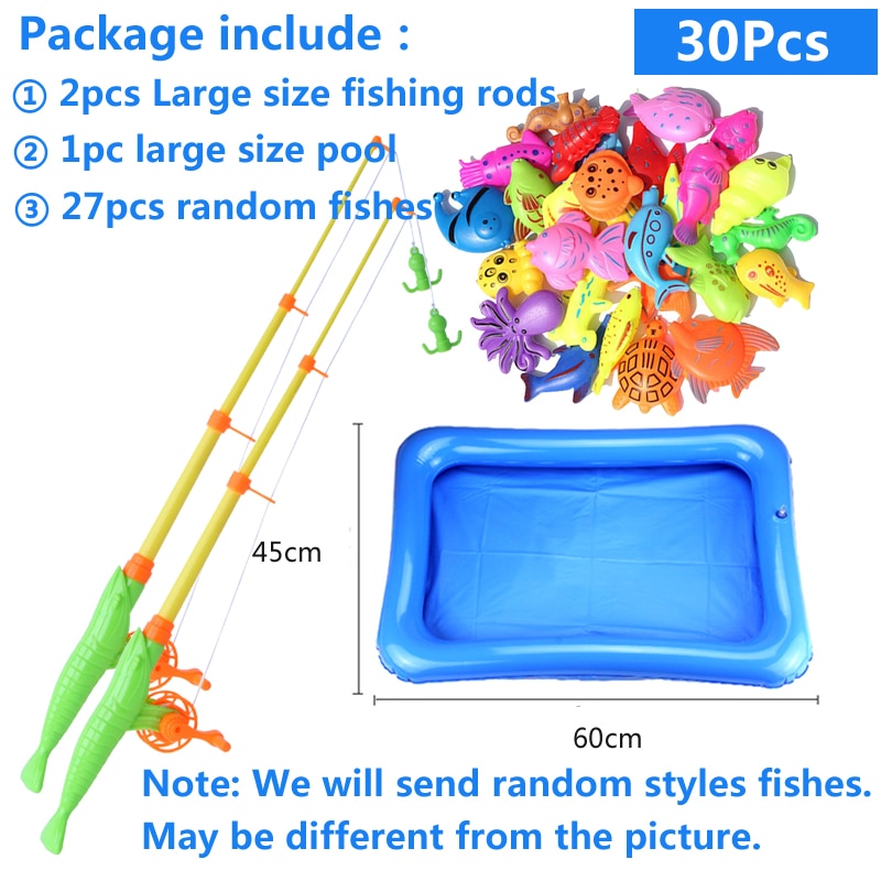 Brinquedo de Pescaria Infantil Magnético com Peixinhos Coloridos