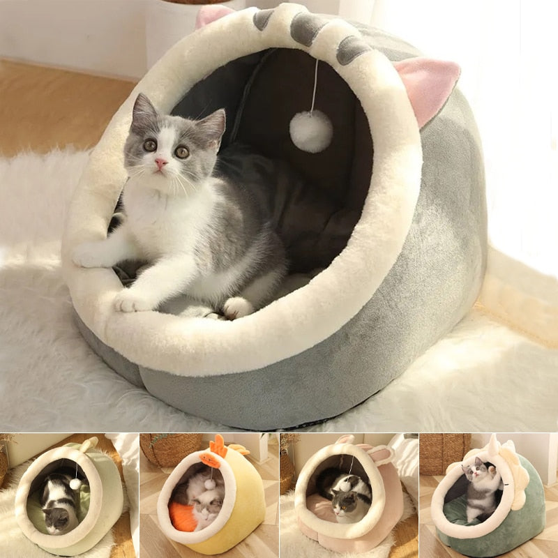 Cama Toca para Gatos e Cães Pequenos
