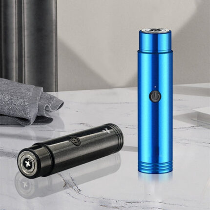 Mini Barbeador Elétrico Portátil USB à Prova d'Água IPX7