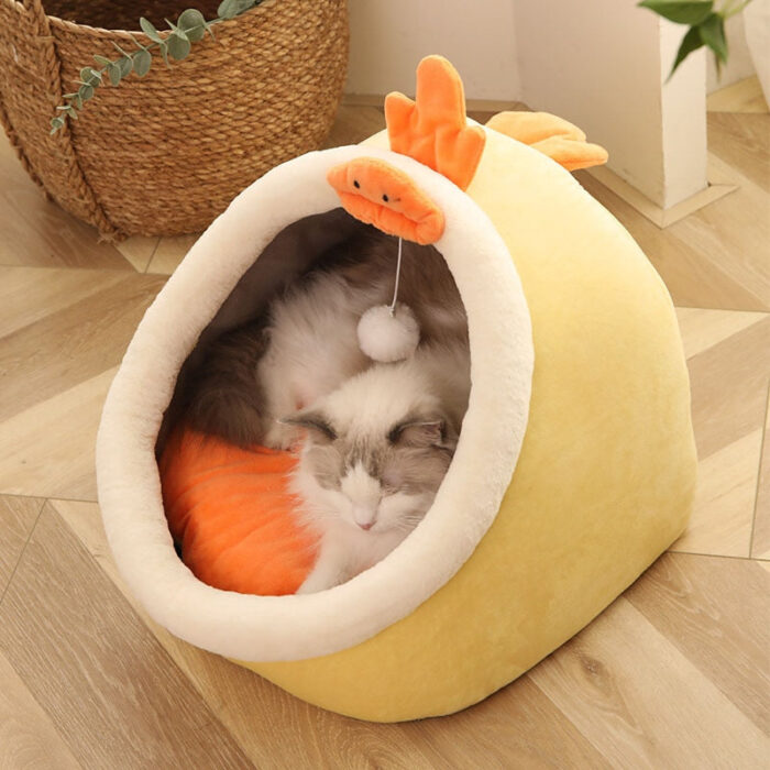 Cama Toca para Gatos e Cães Pequenos