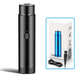 Mini Barbeador Elétrico Portátil USB à Prova d'Água IPX7