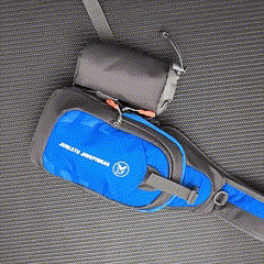 Bolsa Transversal Unissex Impermeável - Estilo Sling Bag com Porta Garrafa