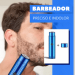 Mini Barbeador Elétrico Portátil USB à Prova d'Água IPX7