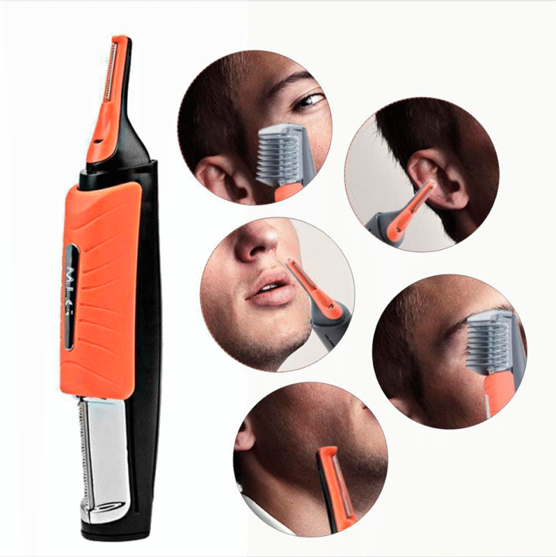 Aparador de Pelos Masculino 5 em 1 para Cabelo, Barba e Corpo