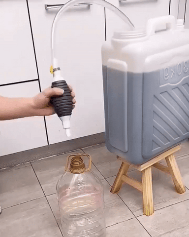 Bomba Manual para Transferência de Líquidos - Sifão para Gasolina e Água