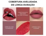 Kit 6 Batons Líquidos Matte de Longa Duração À Prova d'Água