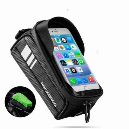 Bolsa de Quadro para Bicicleta com Suporte de Celular Touch Screen