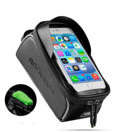 Bolsa de Quadro para Bicicleta com Suporte de Celular Touch Screen