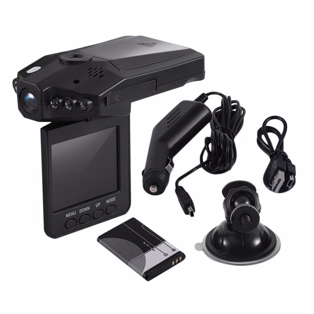 Câmera de Segurança Veicular HD 1080p com Visão Noturna (Dash Cam)