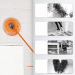 Esfregão Mop Giratório 360° com Cabo Ajustável Extensor