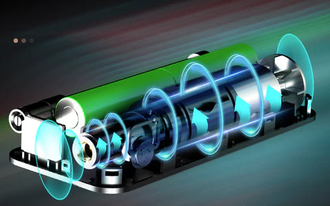 Compressor de Ar Portátil Digital Sem Fio com Lanterna LED