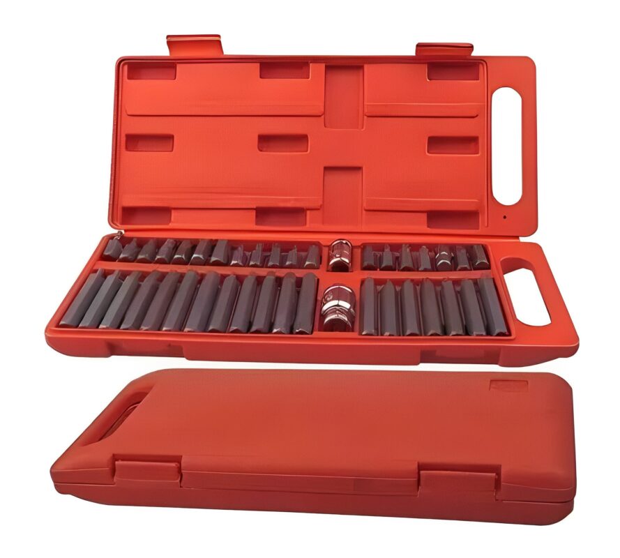 Kit de Chave de Fenda com 40 Pontas Magnéticas e Estojo