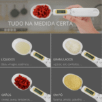 Colher com Balança Digital de Alta Precisão