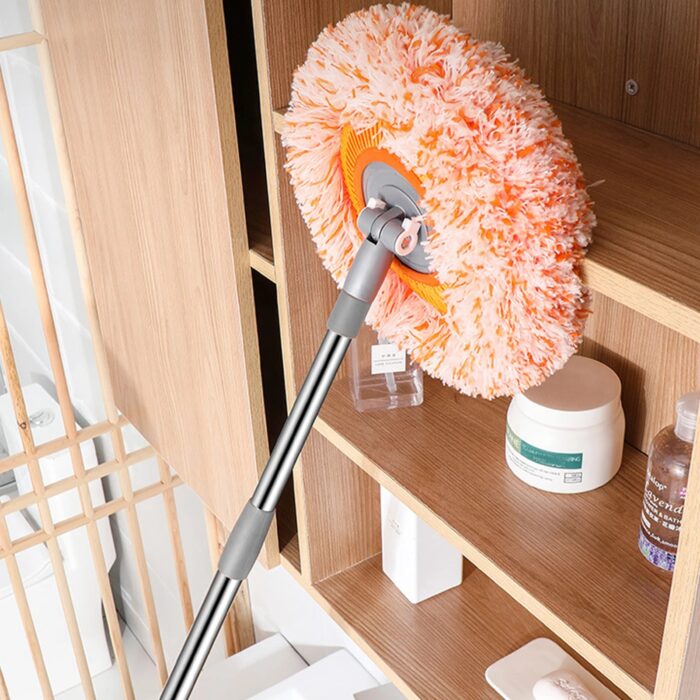 Esfregão Mop Giratório 360° com Cabo Ajustável Extensor