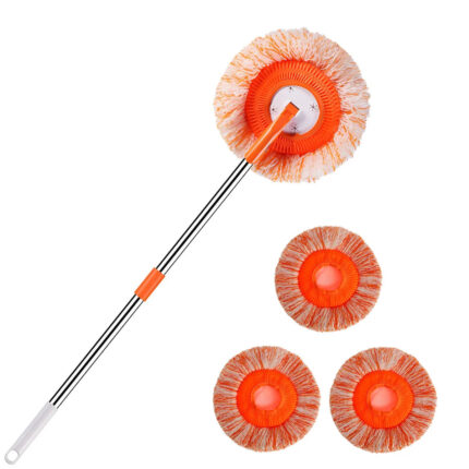 Esfregão Mop Giratório 360° com Cabo Ajustável Extensor