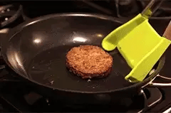 Espátula Pinça de Silicone 2 em 1 para Cozinha