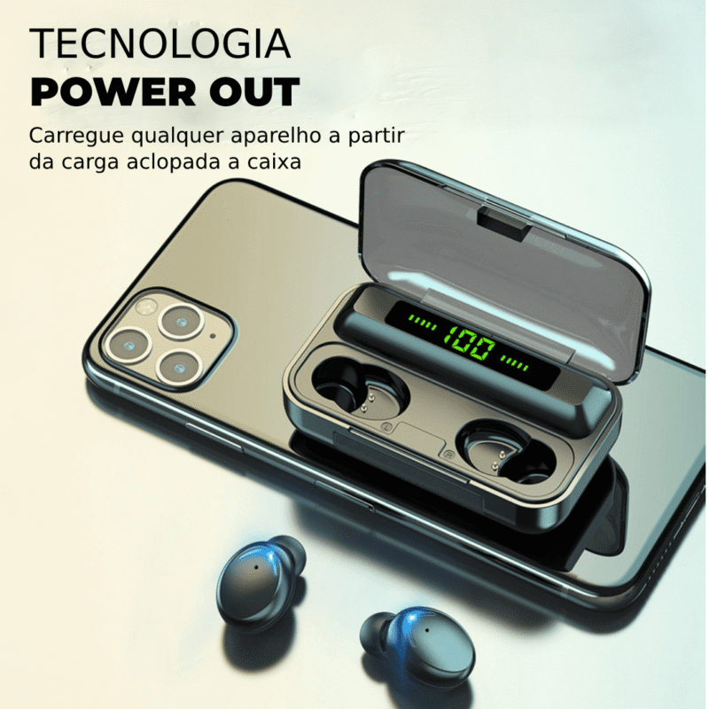 Fone de Ouvido Bluetooth