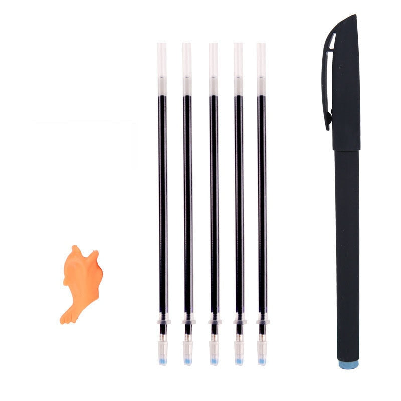 Kit 4 Cadernos de Caligrafia Mágica Reutilizável com Caneta que Apaga