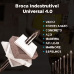 Kit de Brocas Multimaterial com Ponta de Tungstênio 7 Peças