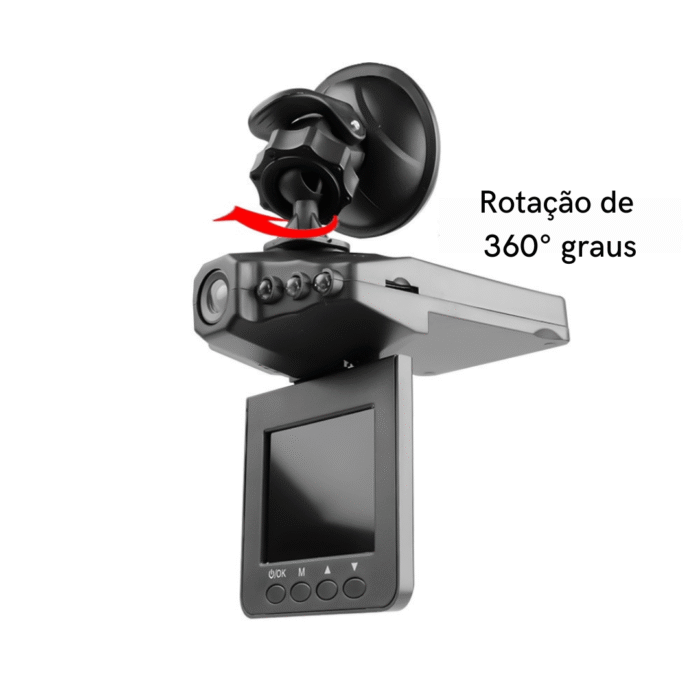 Câmera de Segurança Veicular HD 1080p com Visão Noturna