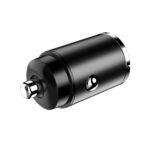 Mini Carregador Veicular 30W com Saída USB e USB-C