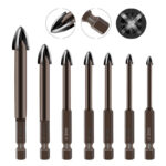 Kit de Brocas Multimaterial com Ponta de Tungstênio 7 Peças