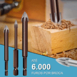 Kit de Brocas Multimaterial com Ponta de Tungstênio 7 Peças