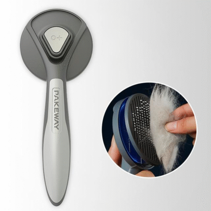 Escova Autolimpante para Remoção de Pelos de Cães e Gatos