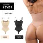 Body Modelador Shape Slim Redutor de Medidas Compre 1 Leve 2