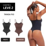 Body Modelador Shape Slim Redutor de Medidas Compre 1 Leve 2