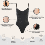 Body Modelador Shape Slim Redutor de Medidas Compre 1 Leve 2
