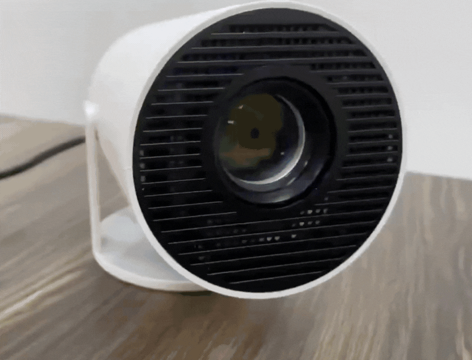Mini Projetor Portátil Smart HY300 com Android 11, Wi-Fi e Bluetooth