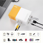 Mini Projetor Portátil Led 1080p para Filmes