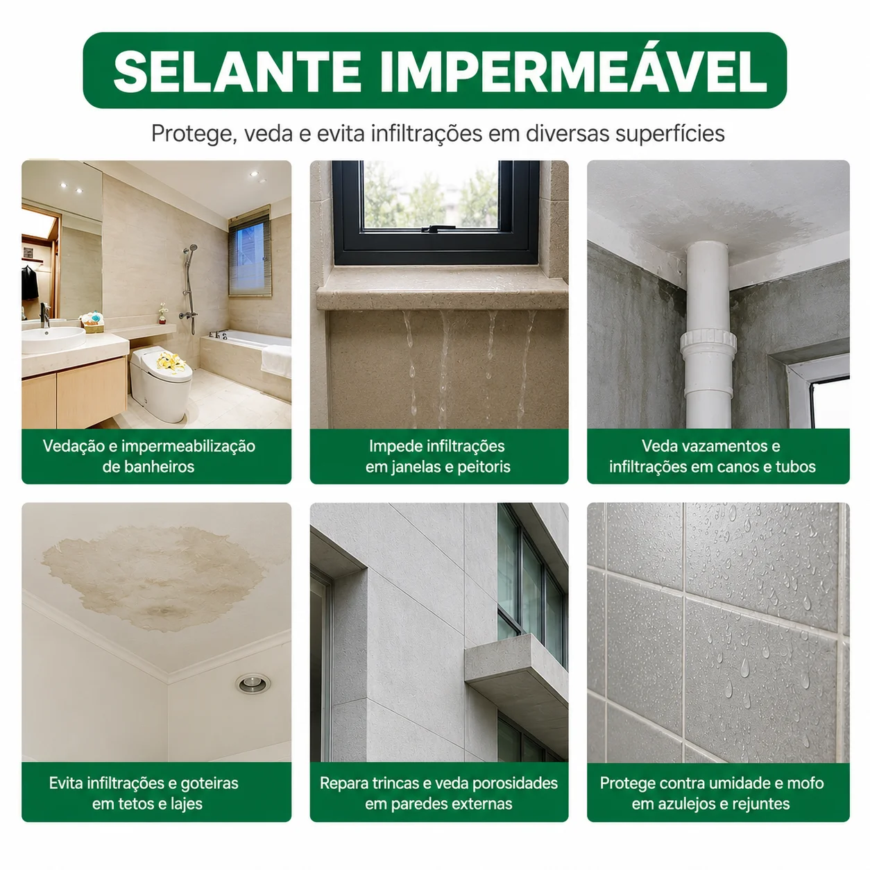 Agente Impermeável Invisível Spray de Vedação à Prova d'Água