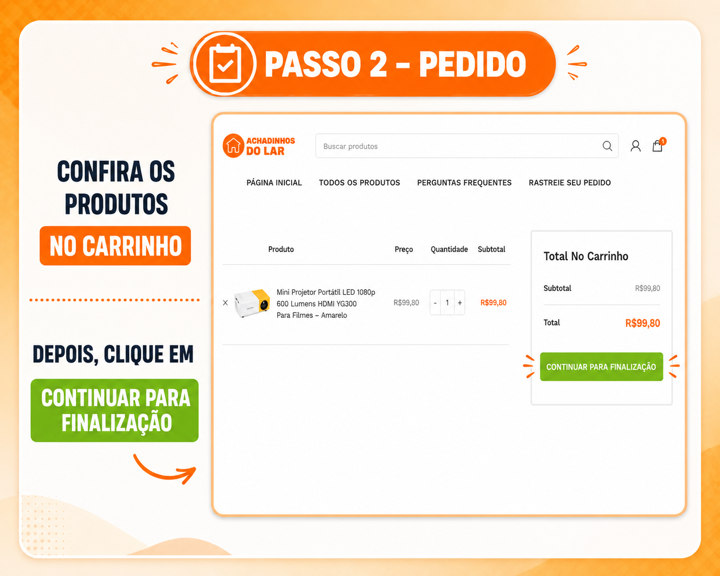 Como comprar na Achadinhos do Lar
