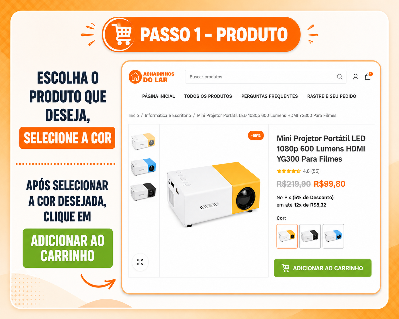 Como comprar na Achadinhos do Lar